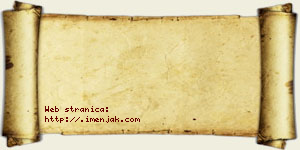 Andjelina Topalović vizit kartica